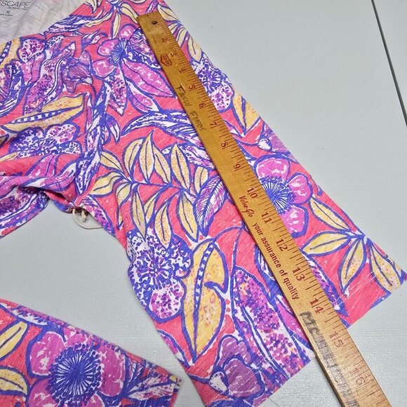 Escape by Habitat Dress Women’s XL‎ Pink Colorful Pullover Pockets Resort Travel - Picture 10 of 12